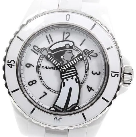 Chanel Mademoiselle H7481 38mm Ceramic White