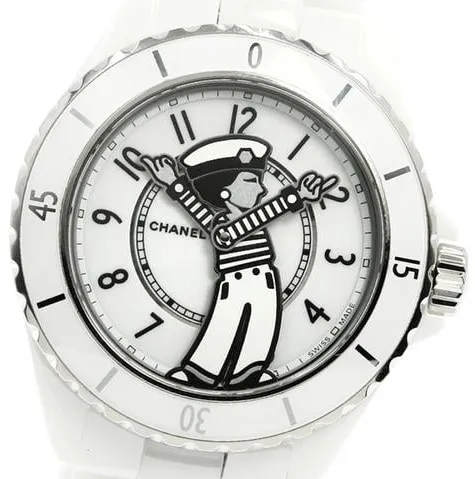 Chanel Mademoiselle H7481 38mm Ceramic White