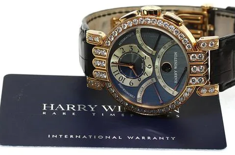 Harry Winston Premier 39mm Rose gold Gray 1