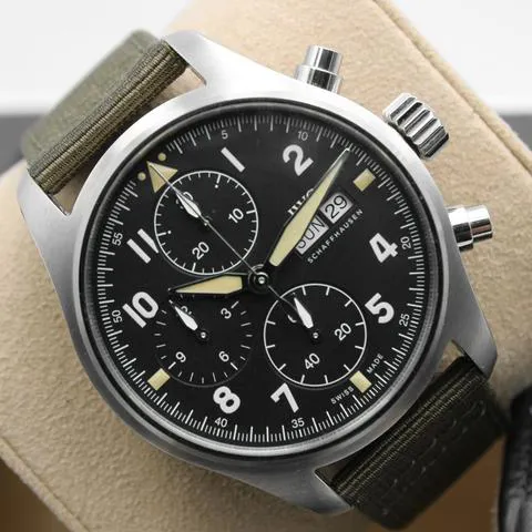 IWC Pilot IW387903 41mm Stainless steel Black