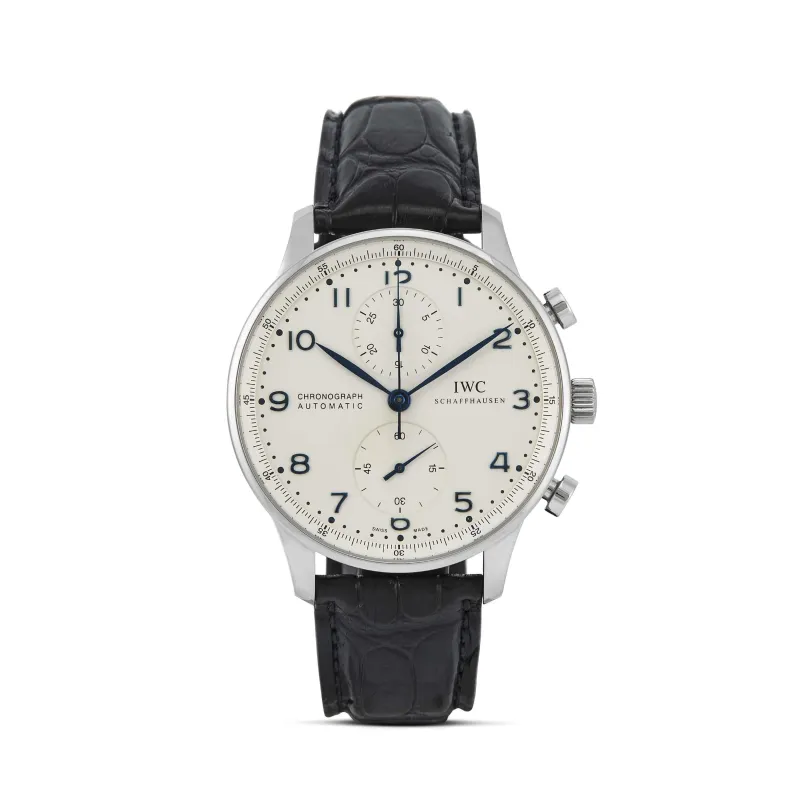 IWC Portugieser Chronograph 3714 nullmm Stainless steel Silver