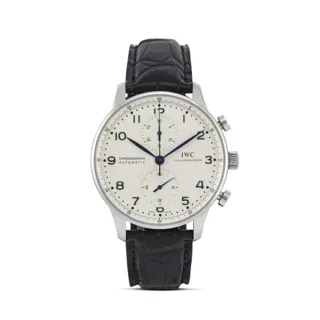 IWC Portugieser Chronograph 3714 Stainless steel Silver