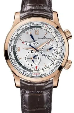 Jaeger-LeCoultre Master World Geographic Q1522420 41mm Rose gold Silver