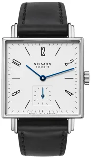 NOMOS Tetra NOMOS406 Stainless steel White