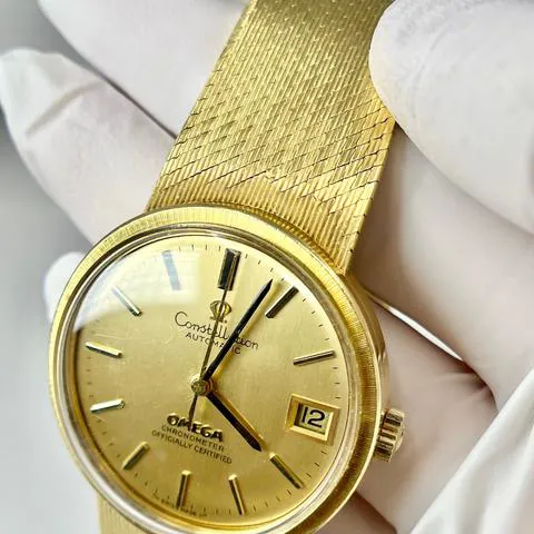 Omega Constellation 166.052 33mm Yellow gold Champagne 8