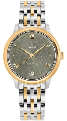 Omega De Ville 434.20.34.20.10.001 34mm Yellow gold and Stainless steel Green