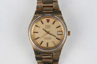 Omega Electronic F300 Hz Seamaster Gilt-metal Gilt