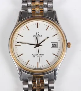 Omega Seamaster Stainless steel and Gilt-metal White