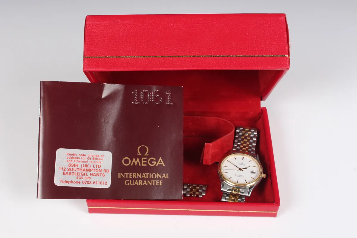 Omega Seamaster 33mm Stainless steel and Gilt White 5