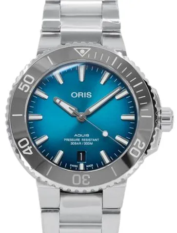 Oris Aquis 01 733 7732 4155-07 8 21 05PEB 39.5mm Stainless steel Blue