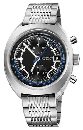 Oris Chronoris 01 673 7739 4084 40mm Stainless steel Black