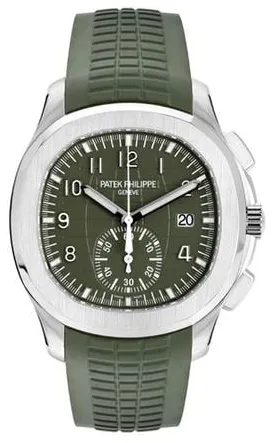 Patek Philippe Aquanaut 5968G-010 42mm White gold Green