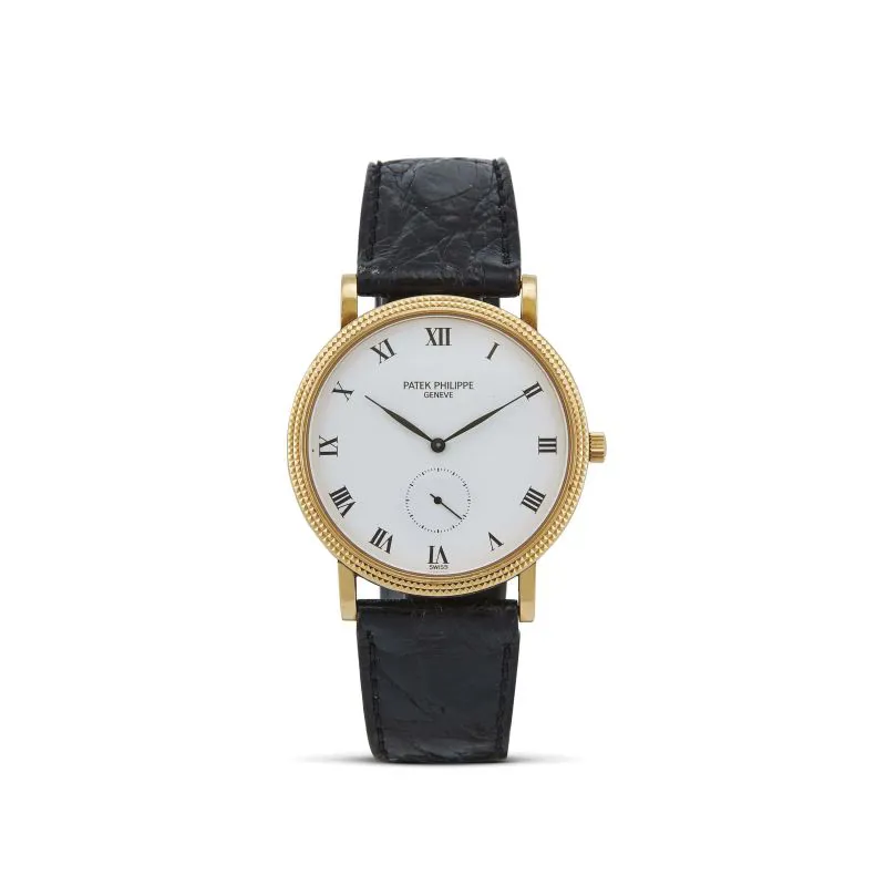 Patek Philippe Calatrava 3919 33mm Yellow gold White