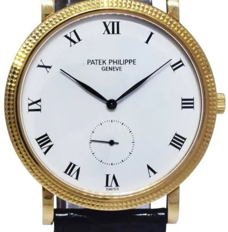 Patek Philippe Calatrava 3919J 33mm Yellow gold White 1