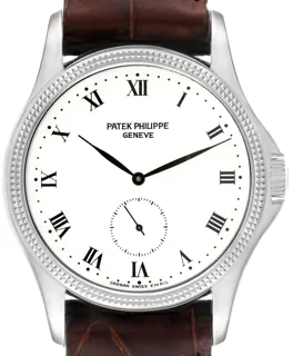 Patek Philippe Calatrava 5115G White gold White