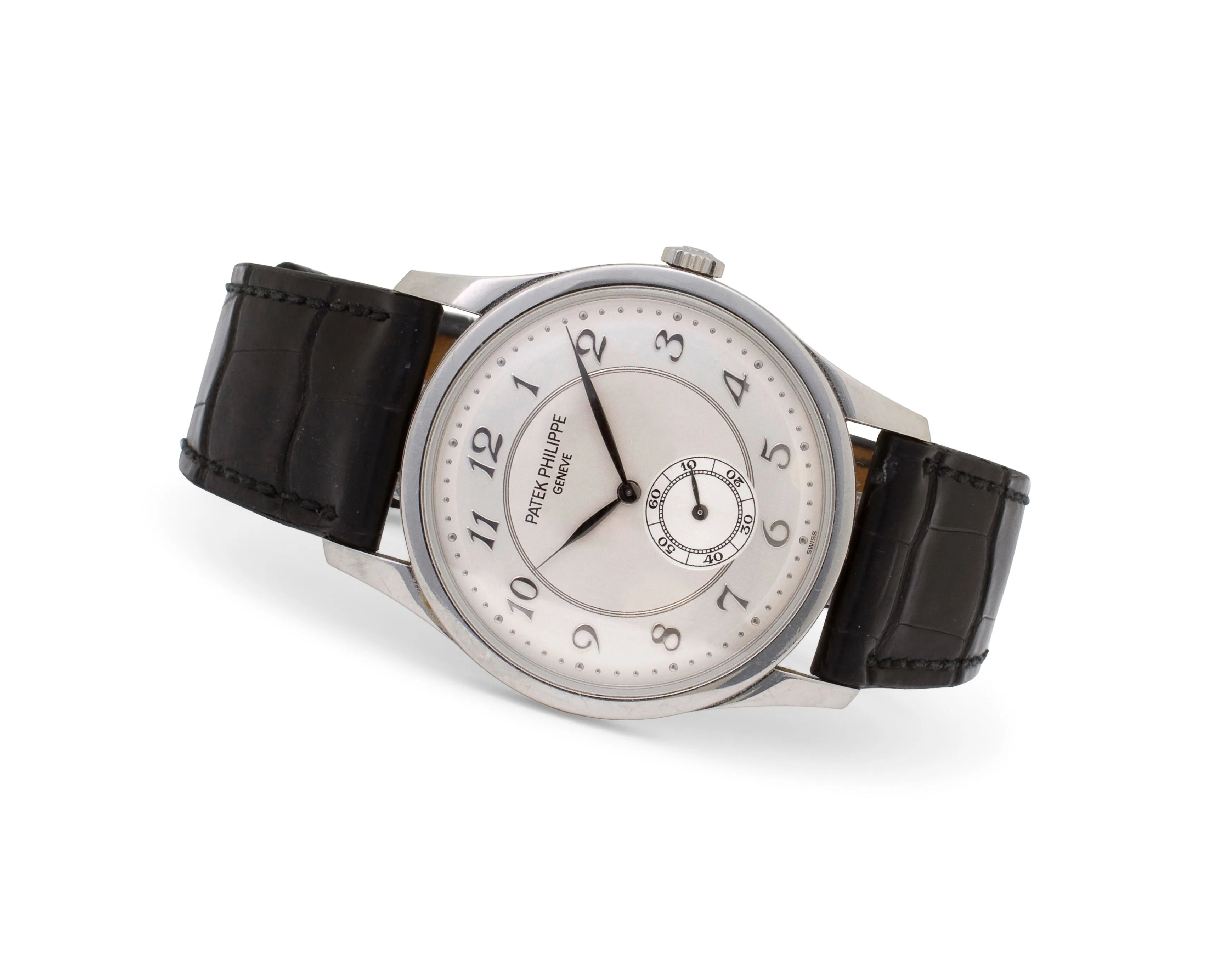 Patek Philippe Calatrava 5196P 37mm Platinum Silver