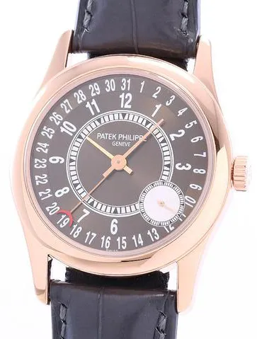 Patek Philippe Calatrava 6000R-001 Rose gold Brown