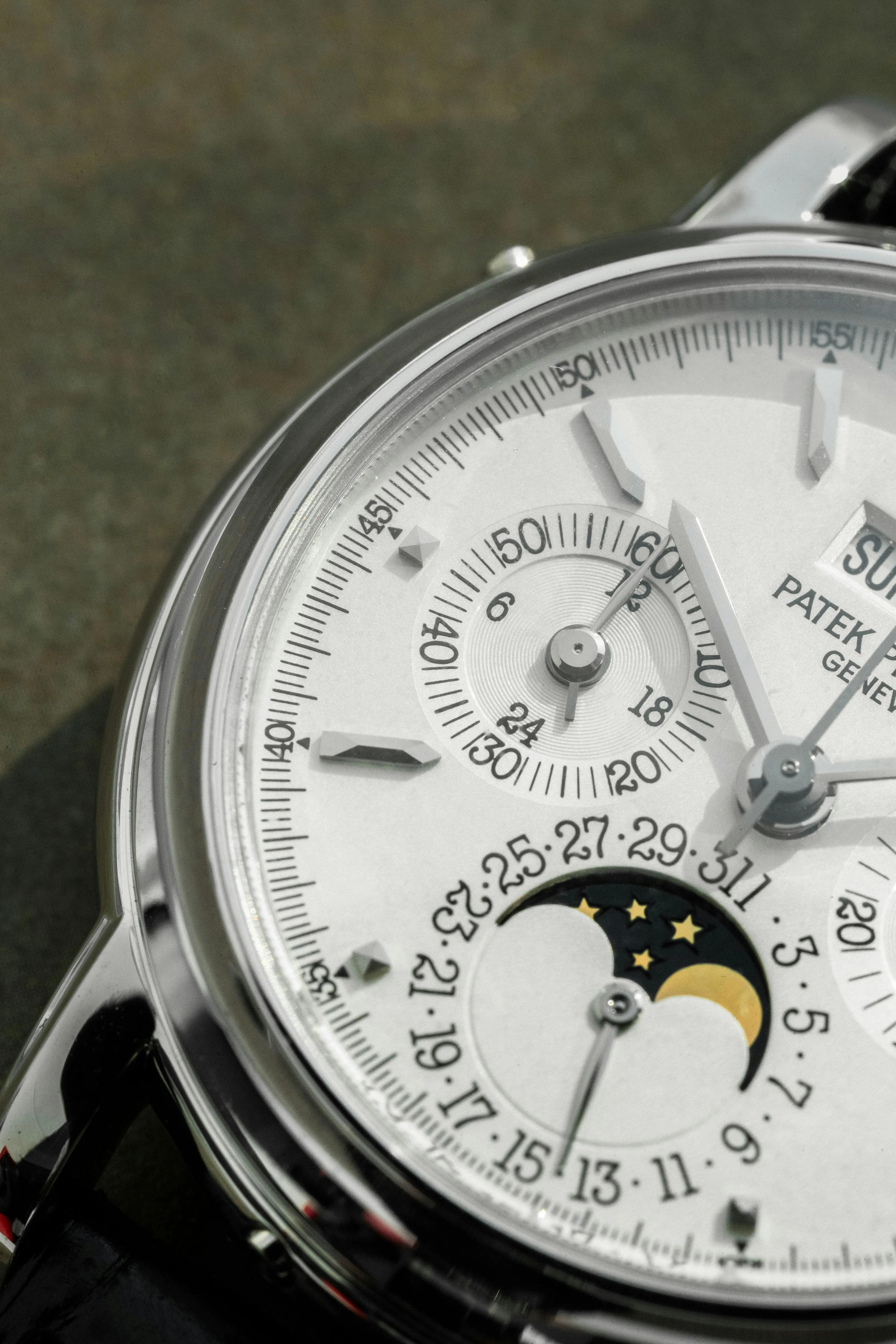 Patek Philippe Perpetual Calendar Chronograph 3970EP 36mm Platinum Silver 6