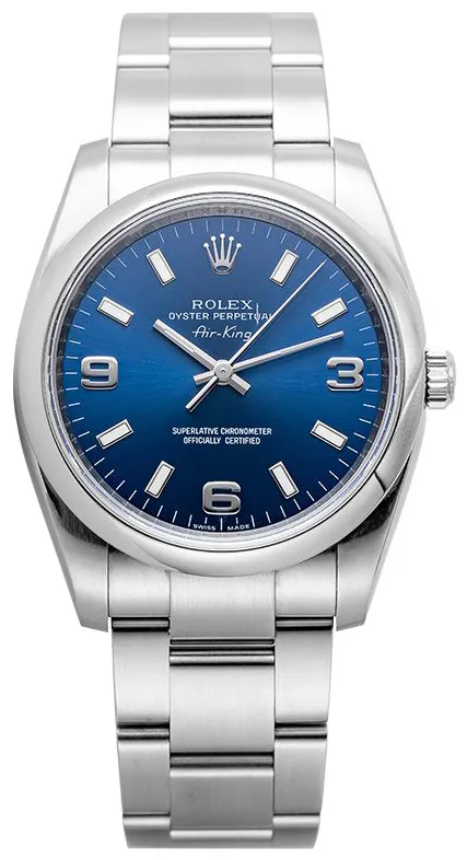 Rolex Oyster Perpetual 114200 34mm Stainless steel Blue 1