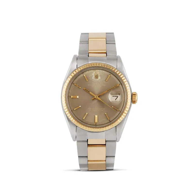 Rolex Datejust 36 1601 35mm Yellow gold and stainless steel Gray