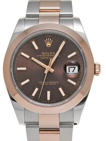 Rolex Datejust 41 126301 41mm Stainless steel Brown