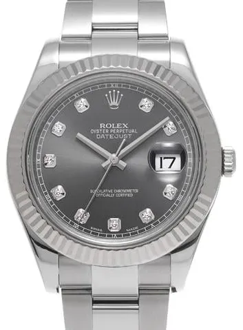 Rolex Datejust II 116334G 41mm Stainless steel Gray