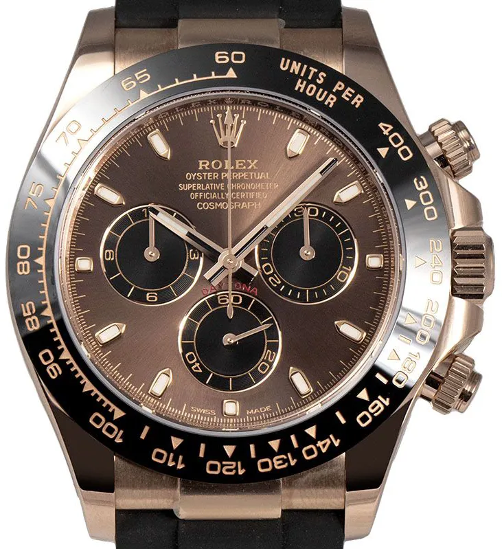 Rolex Daytona 116515ln 40mm Rose gold Brown