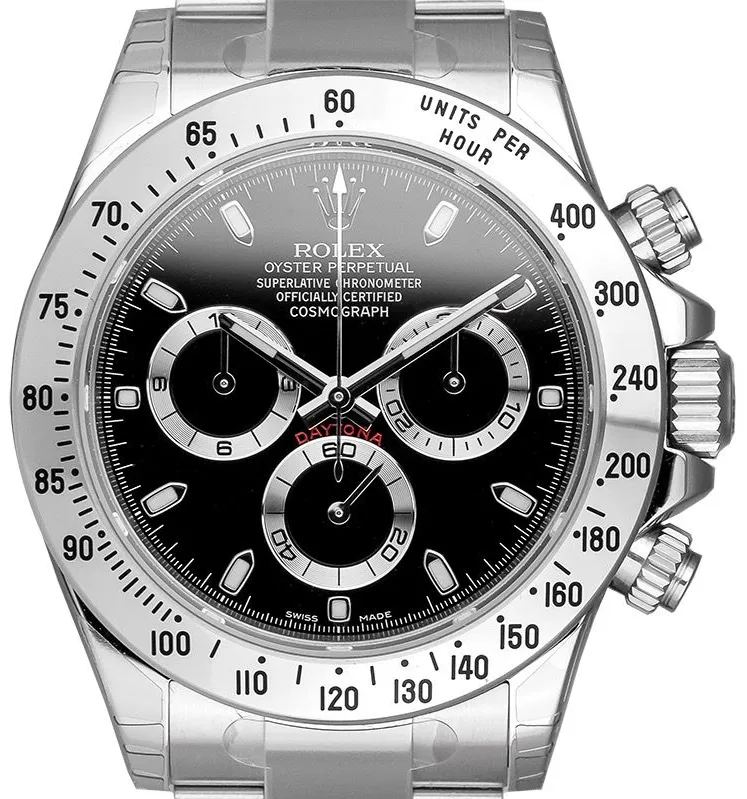 Rolex Daytona 116520 40mm Stainless steel Black