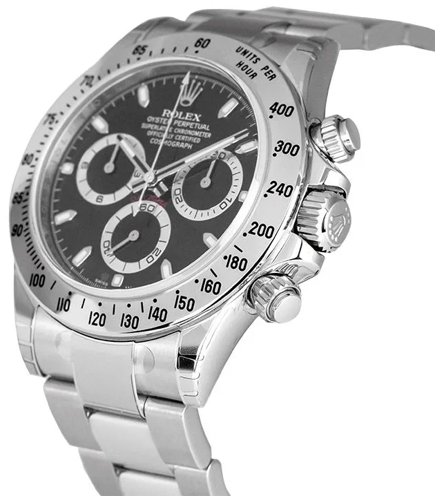 Rolex Daytona 116520 40mm Stainless steel Black 2