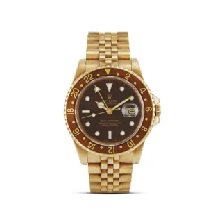 Rolex GMT-Master 16758 Yellow gold Brown