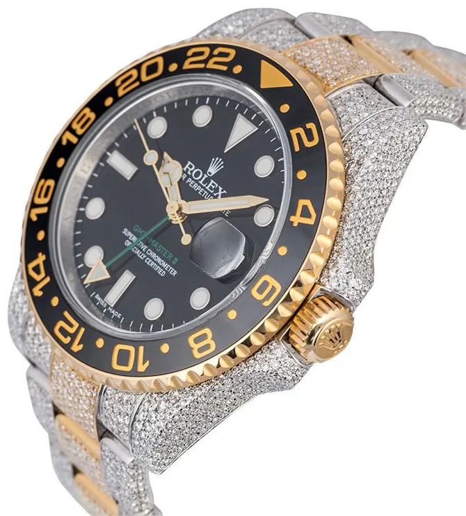 Rolex GMT-Master II 116713LN 40mm Yellow gold and Stainless steel Black 2