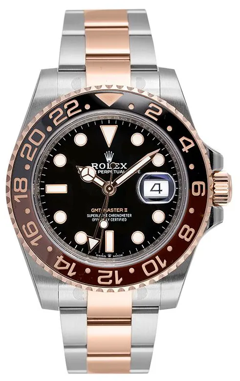 Rolex GMT-Master II 126711CHNR 40mm Rose gold and Stainless steel Black 1