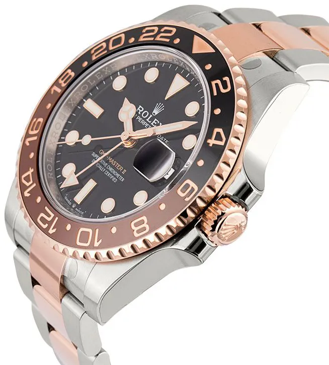 Rolex GMT-Master II 126711CHNR 40mm Rose gold and Stainless steel Black 2