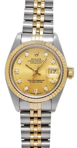 Rolex Datejust 69173G 26mm Stainless steel Champagne