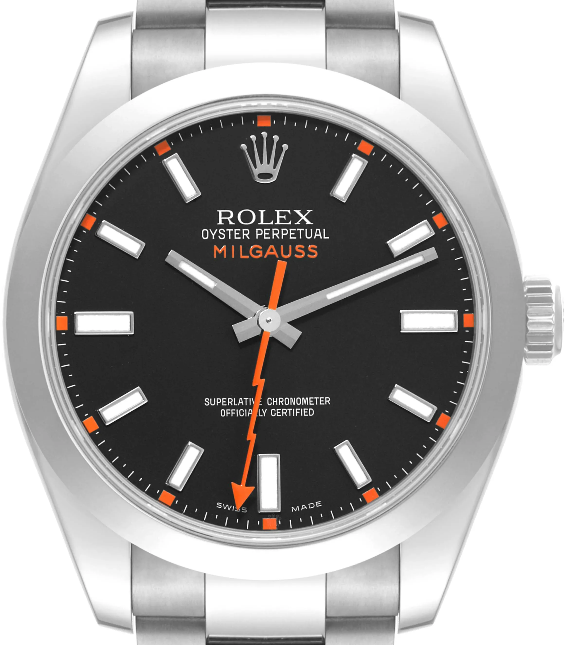 Rolex Milgauss 116400 40mm Stainless steel Black