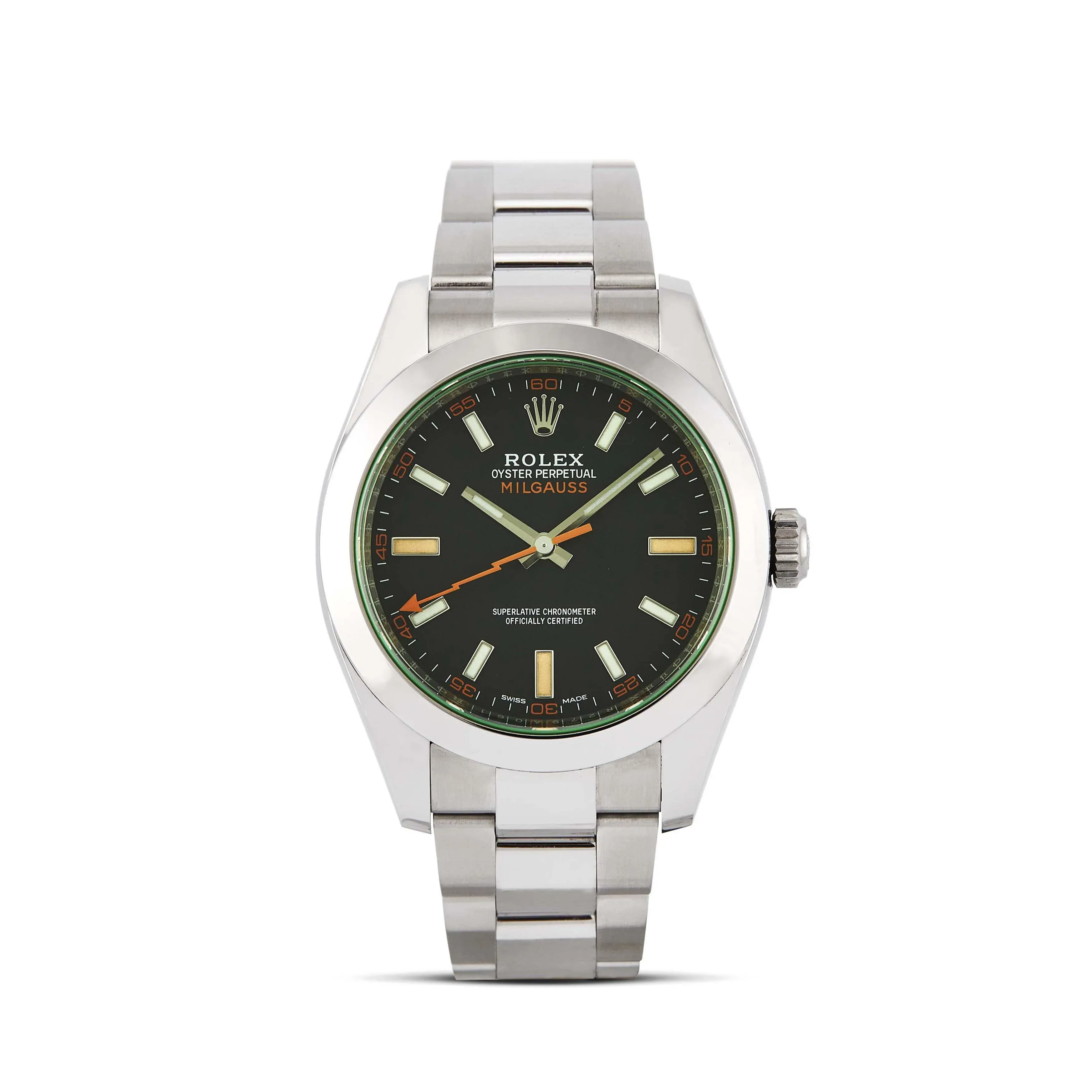 Rolex Milgauss 116400GV 40mm Stainless steel Black