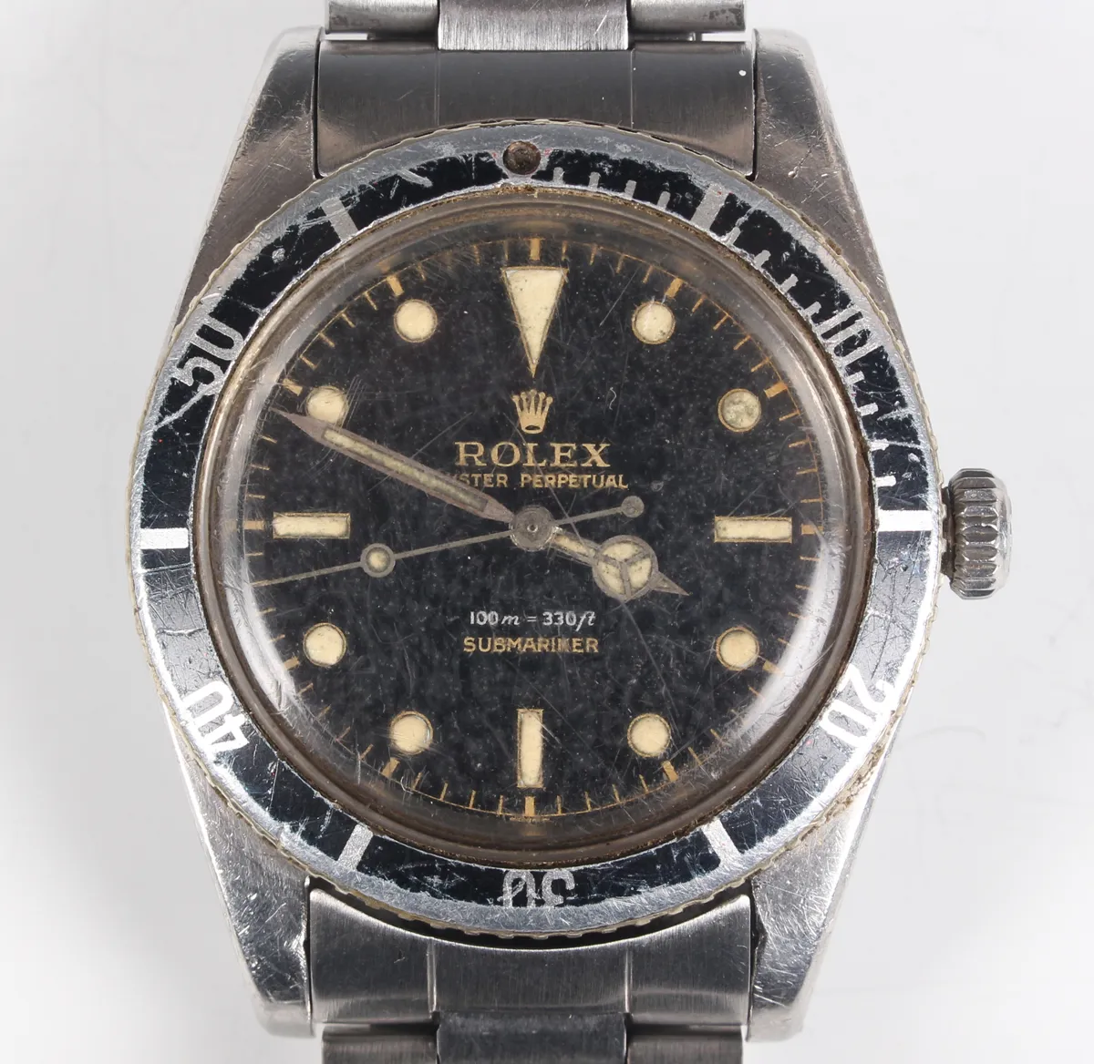 Rolex Submariner 5508 38mm Stainless steel Black