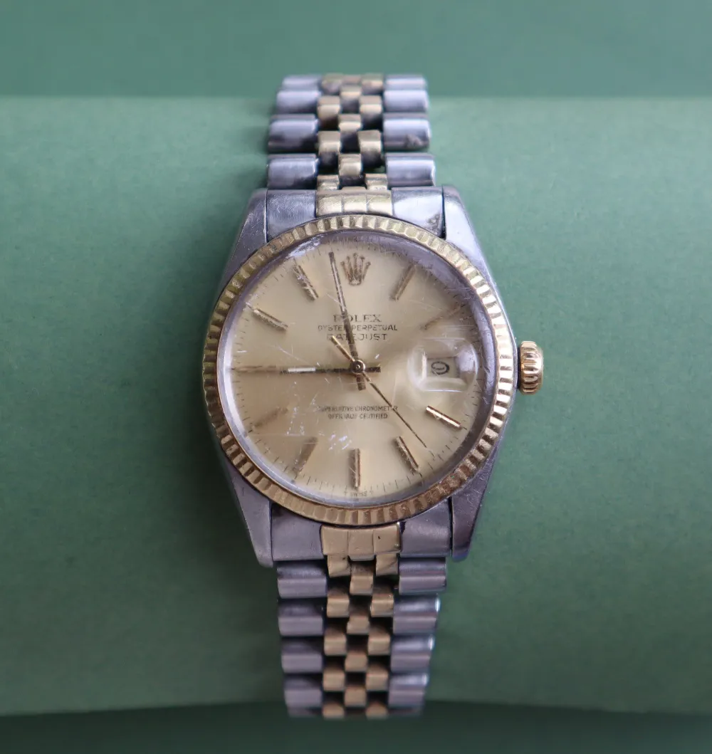 Rolex Datejust 36 16013 36mm Stainless steel and gold Champagne