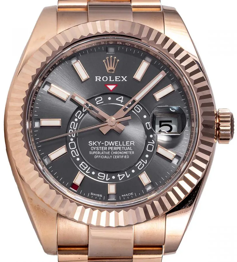 Rolex Sky-Dweller 326935 42mm Rose gold Dark Rhodium