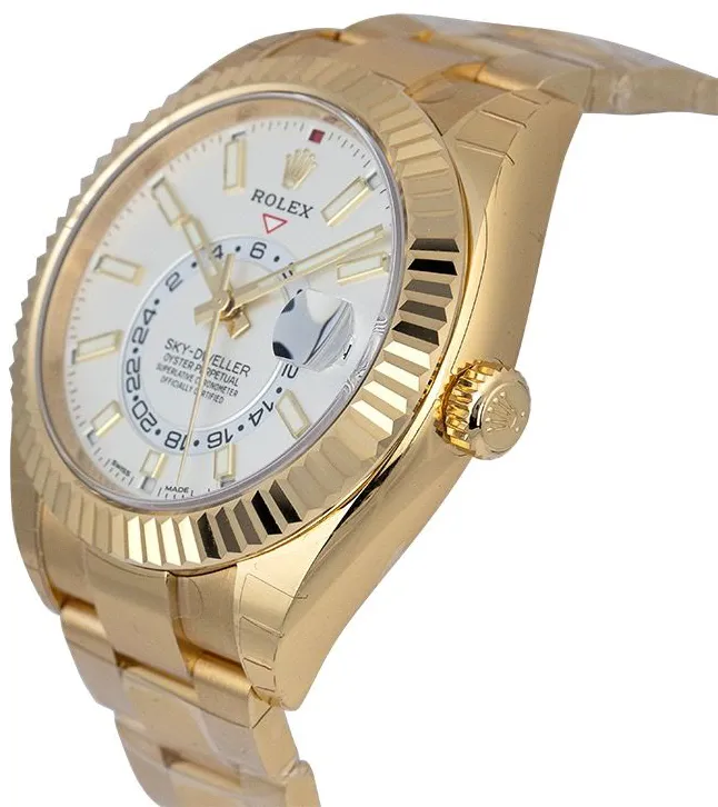 Rolex Sky-Dweller 326938 42mm Yellow gold White 3