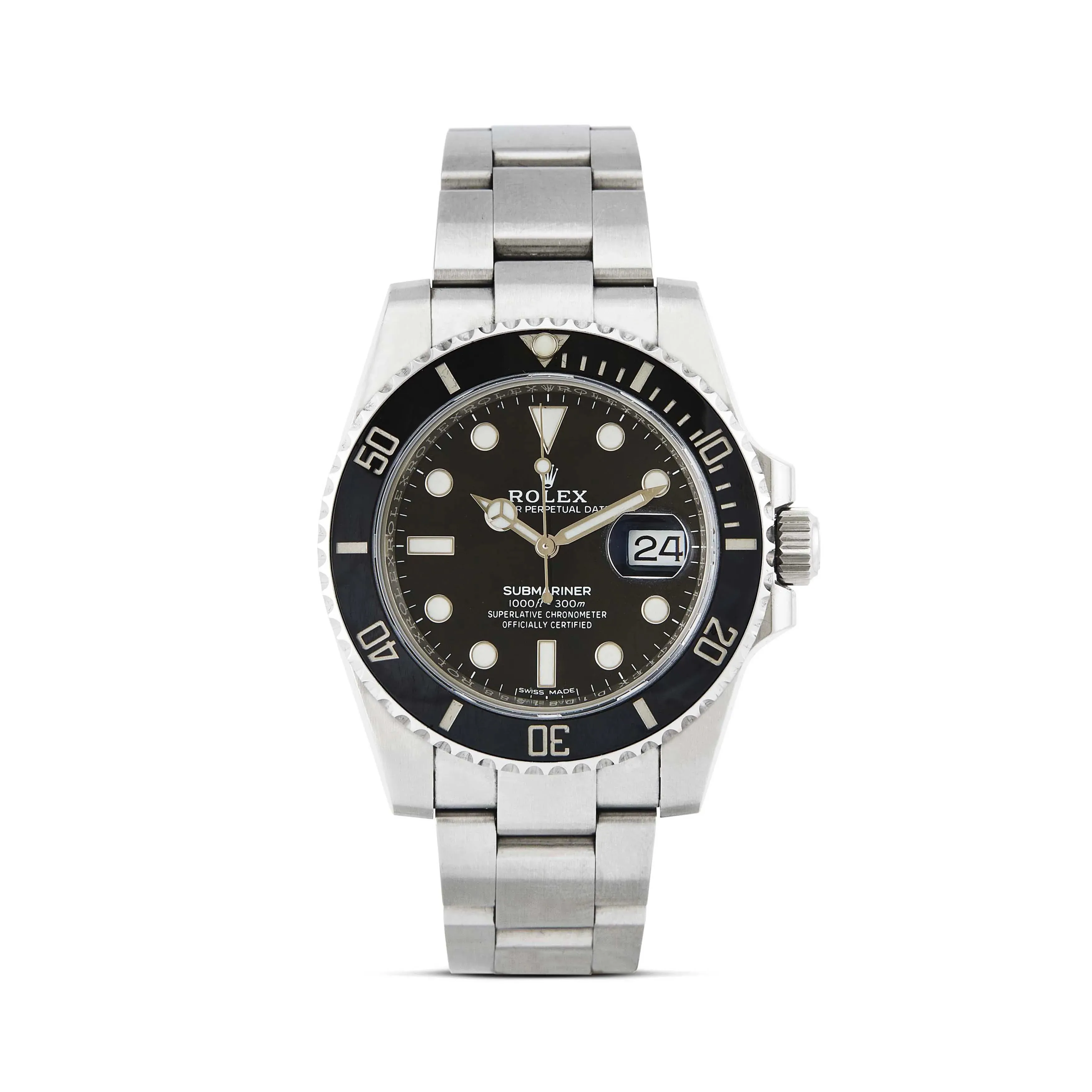 Rolex Submariner 116610LN 40mm Stainless steel and ceramic Black