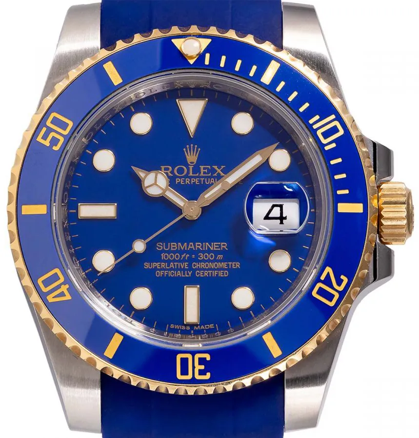 Rolex Submariner 116613LB 40mm Yellow gold and Stainless steel Blue