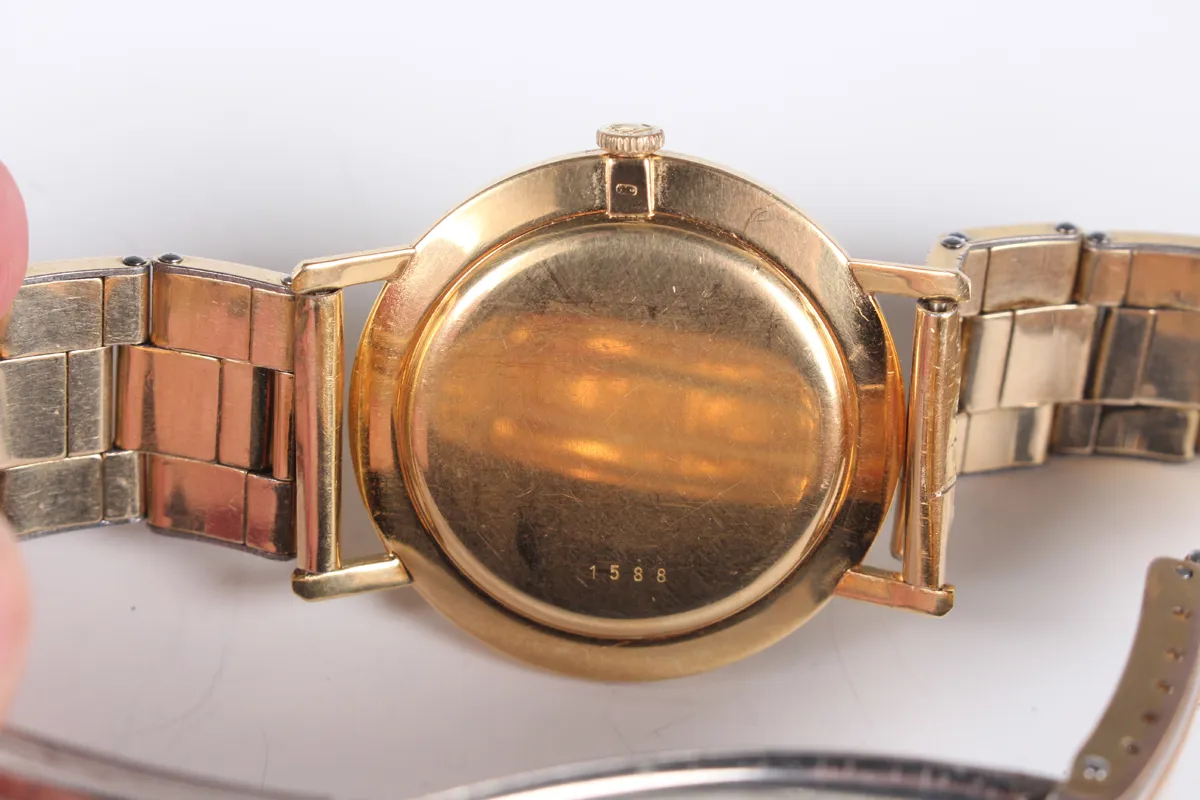 Tudor Shock Resisting 1588 34mm Gold Silver 3