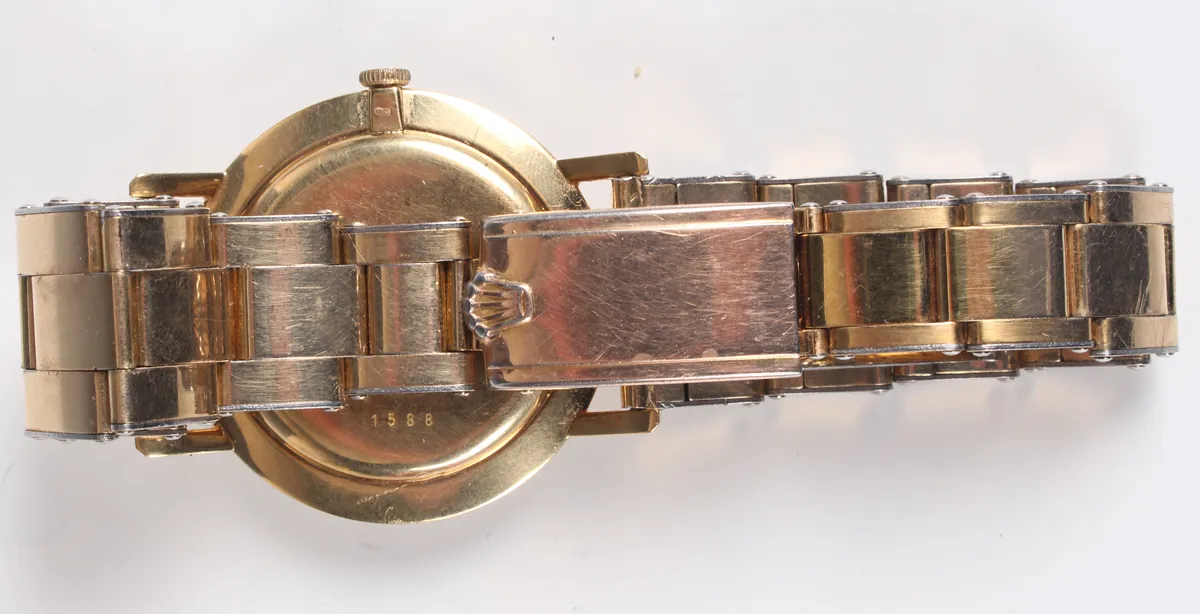 Tudor Shock Resisting 1588 34mm Gold Silver 5