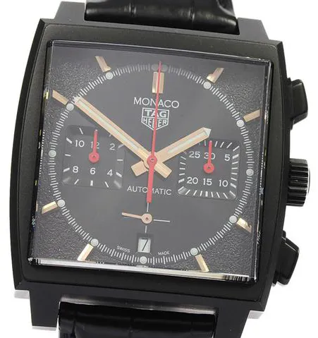 TAG Heuer Monaco CBL2180 39mm Stainless steel Black