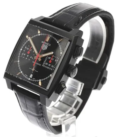 TAG Heuer Monaco CBL2180 39mm Stainless steel Black 2