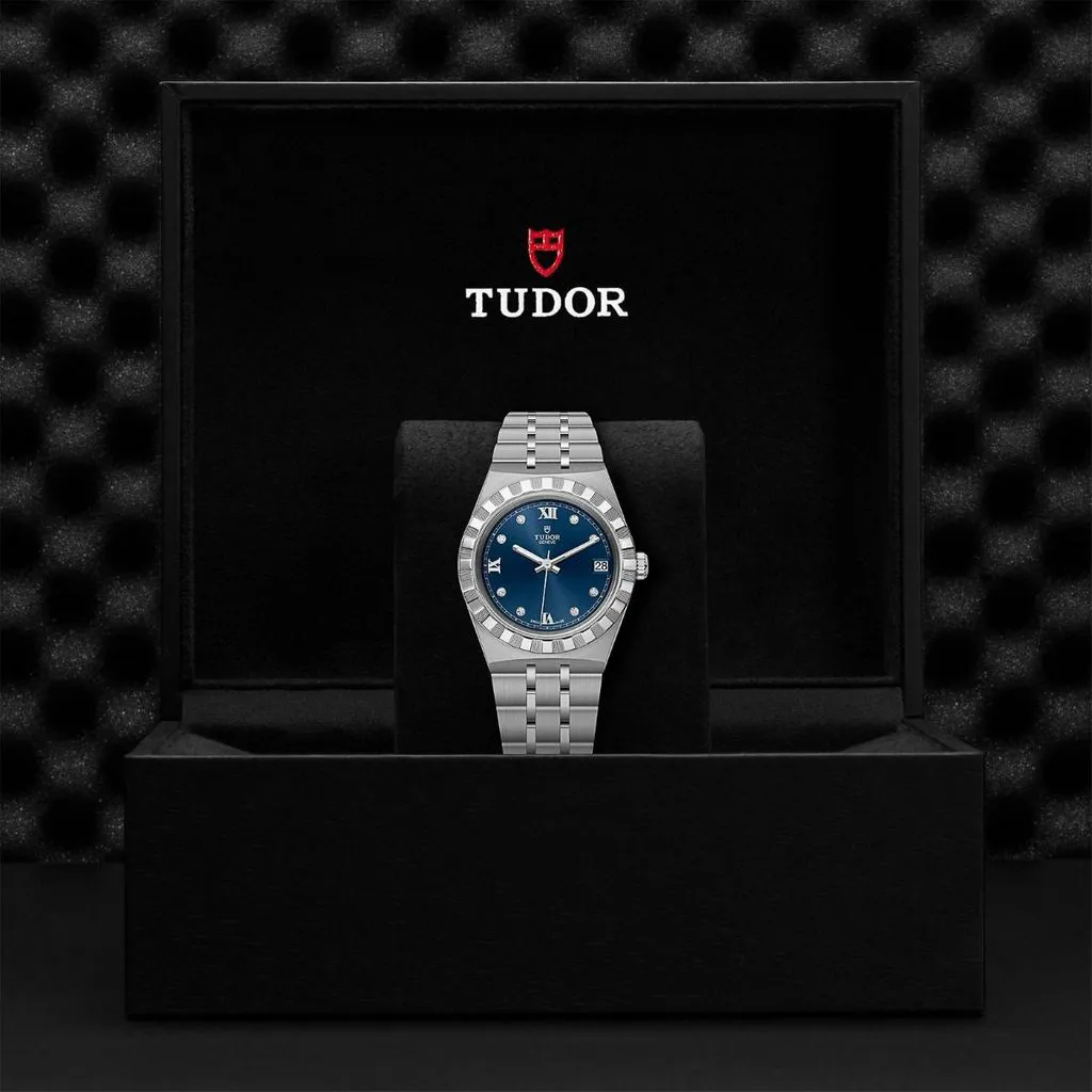 Tudor Royal M28400-0007 34mm Stainless steel Blue 2