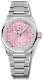 Zenith Defy Skyline 03.9400.670.18.I001 36mm Stainless steel Pink