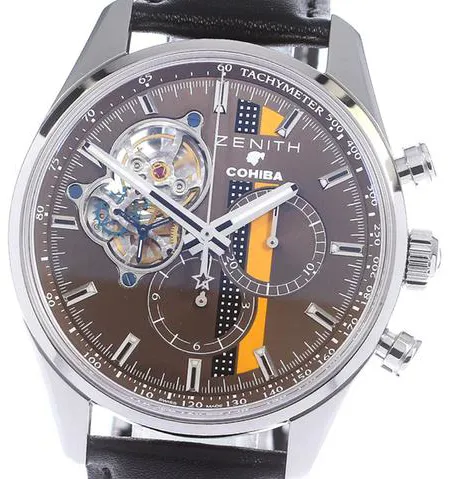 Zenith El Primero Chronomaster Lady 03.2047.4061 42mm Stainless steel Brown