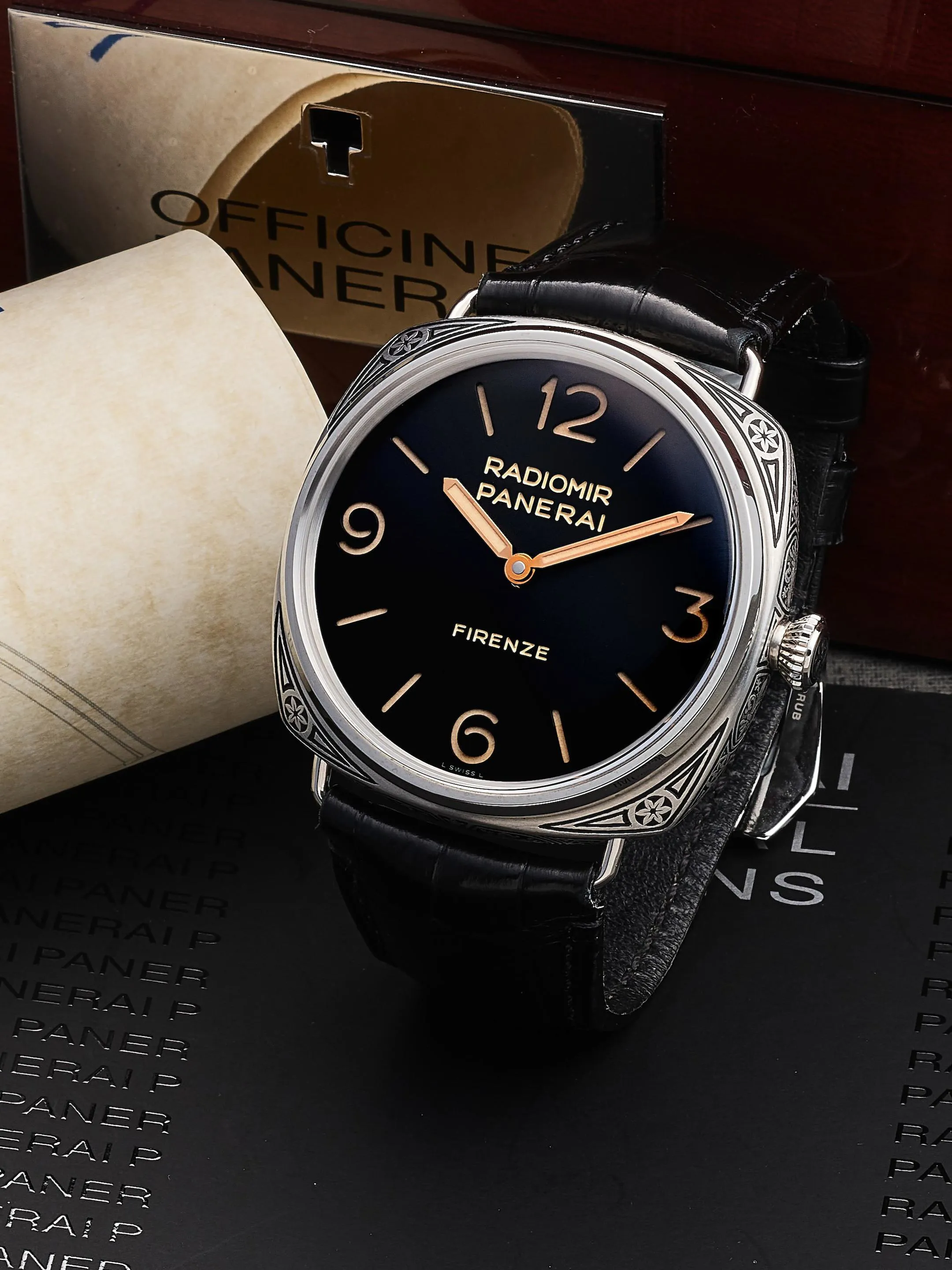 Panerai Radiomir PAM 00604 47mm Stainless steel Black